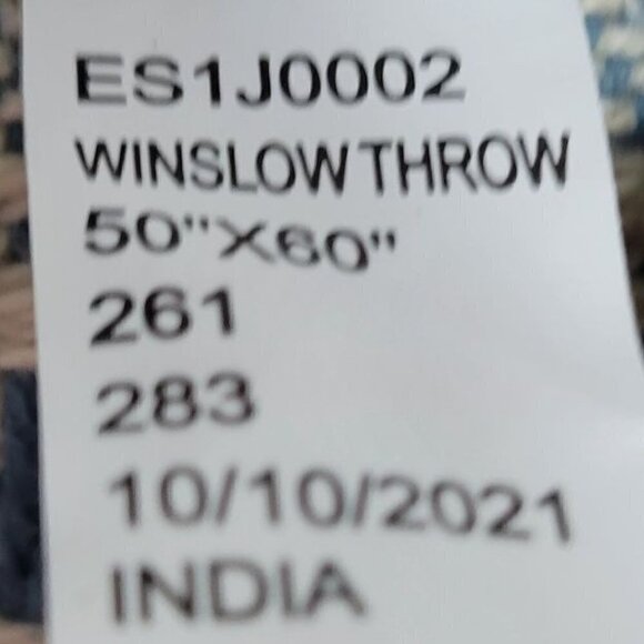 Cotton Blend Boho Aztec Print Throw O/S - Picture 8 of 13